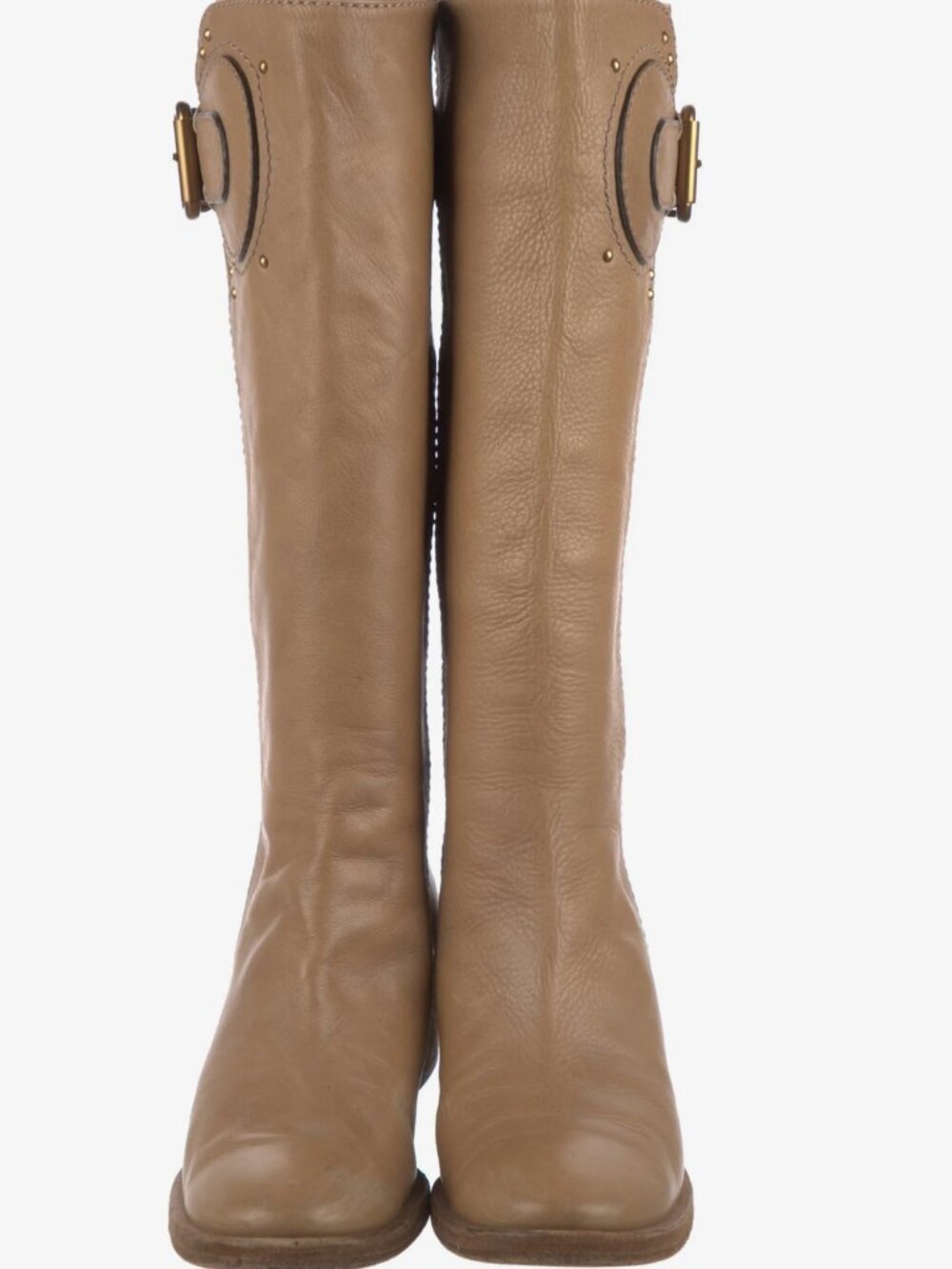 Chloé Leather Riding Boots